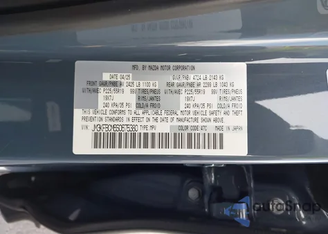 2025 Mazda Cx-5 2.5 S Carbon Edition z USA, uszkodzony, nr VIN JM3KFBCM6S0675380